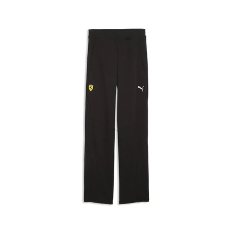 Black Ferrari pants front with Ferrari logo