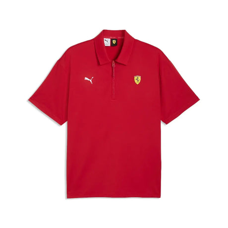Ferrari polo, cloudspun, red