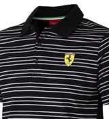 Ferrari Polo, striped, Black, 2011