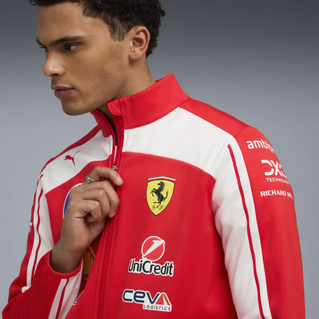 Ferrari softshell jacket detail photo