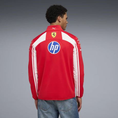 Ferrari softshell jacket back view photo