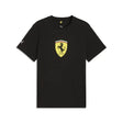 Ferrari t-shirt, colored shield, black