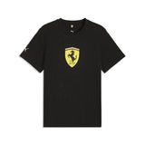 Ferrari t-shirt, colored shield, black