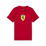 Ferrari t-shirt, colored shield, red