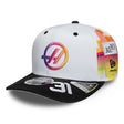 Haas F1 cap, team, Esteban Ocon, 9SEVENTY, New Era, Miami Special Edition, white, 2026