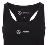 Mercedes Womens Top, Logo, Black, 2020