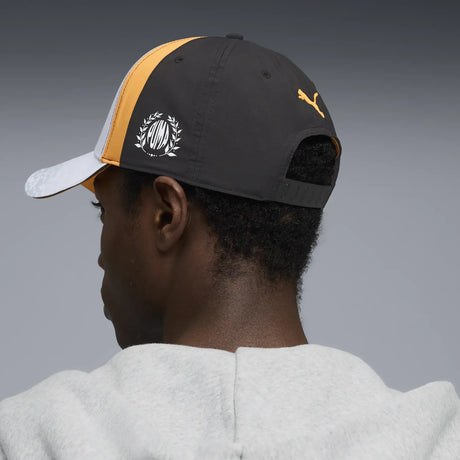 McLaren cap black base with rear detail and logo