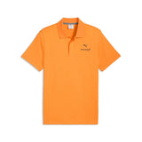 McLaren polo, small logo, papaya