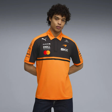 McLaren T-shirt worn by model with PUMA logo