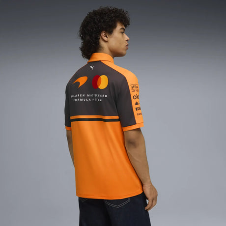 McLaren T-shirt back worn by model with PUMA logo