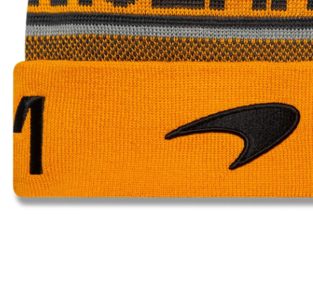 McLaren Oscar Piastri Cuff Beanie, Black 🔥