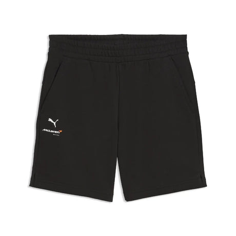 Black McLaren shorts with front pocket.