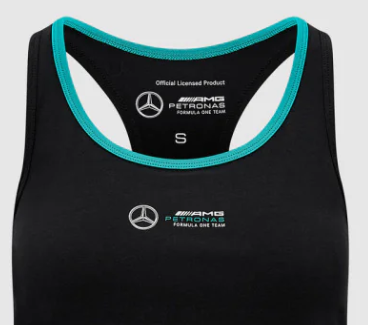 Mercedes Womens Stealth Racerback, Black