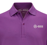 Mercedes Mens Lewis Hamilton Polo, Purple