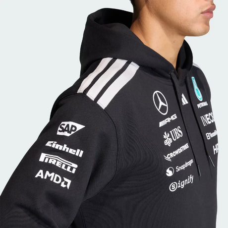 Black Mercedes hoodie side view