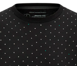 Mercedes Mens Polka Dot Tee, Black