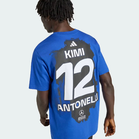 Blue t-shirt with Kimi Antonelli name and number 12.