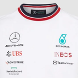 Mercedes Kids T-Shirt, Team, White, 2022