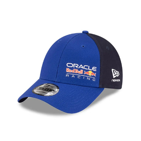 Blue Red Bull cap side view