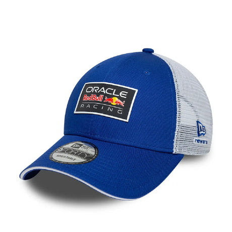 Blue Red Bull Racing cap sporty profile with white mesh back