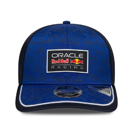 Blue Red Bull Racing cap facing forward.