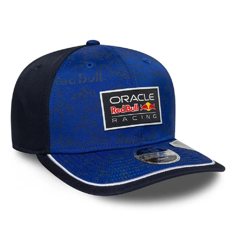 Blue Red Bull Racing cap side view.