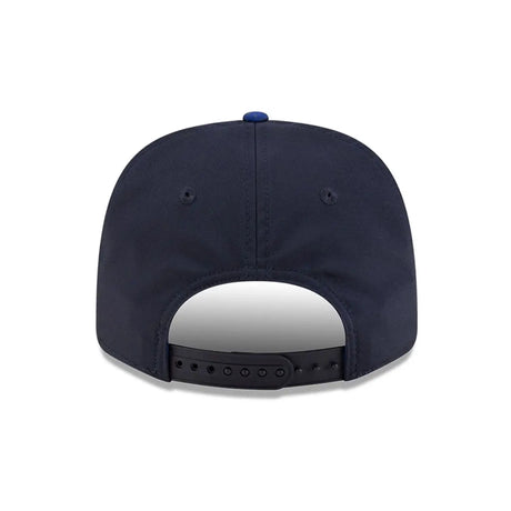 Blue Red Bull cap rear view.