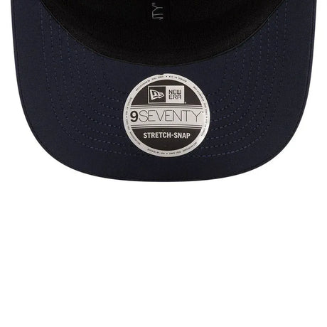 Blue cap interior with 9SEVENTY label.