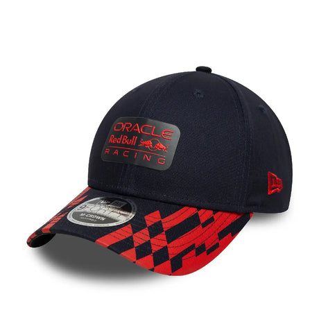 Red Bull cap, visor print, 9FORTY, New Era, blue