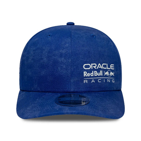 Blue cap front with ORACLE print