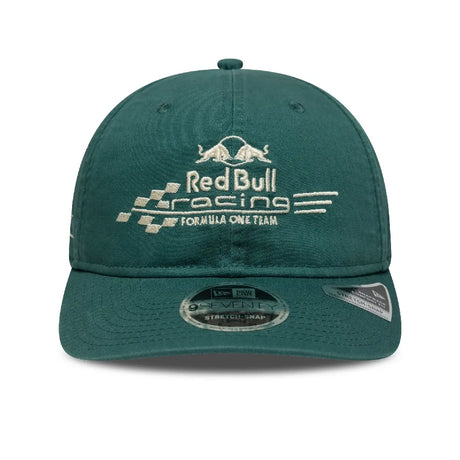 Green Red Bull Racing cap front view with logo
