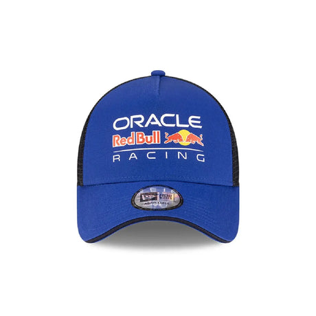 Blue trucker cap with FRONTSIDE ON logo