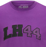 Mercedes Mens Lewis Hamilton Logo Tee, Purple