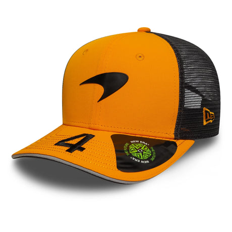 Black logo McLaren cap side view