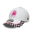 Visa RB cap, checkerboard, 9FORTY, New Era, white